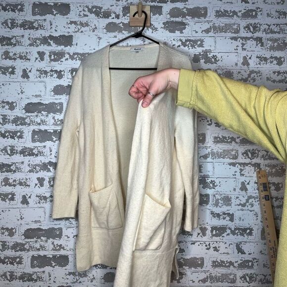 Madewell | women cream merino wool alpaca cardigan sweater - Picture 7 of 10